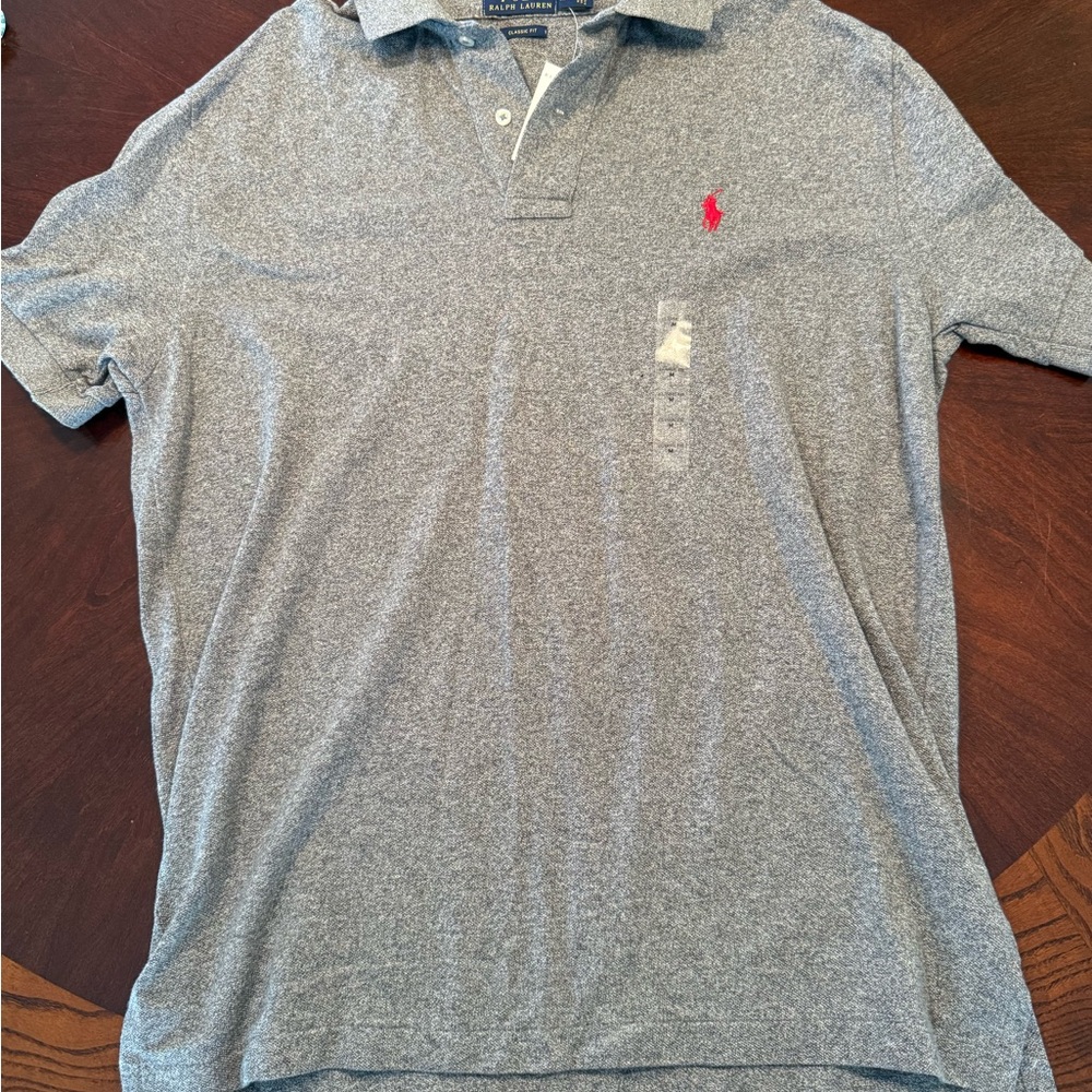 Polo by Ralph Lauren Heather Gray Men's Polo Shirt
